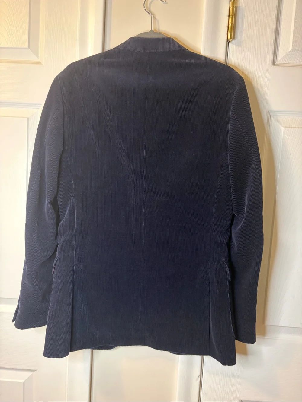 J.Crew Ludlow Fielding Blazer Jacket Men's 36R Navy Blue Corduroy A9182 (NWOT)